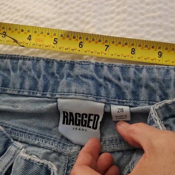 The Ragged Priest Light Blue Wide Leg Jeans - Picture 2 of 7